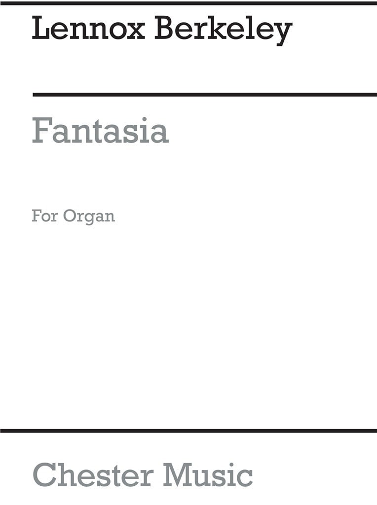 Fantasia For Organ Op.92